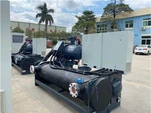 Охлаждащ охладител за промишлен процес с течно охлаждане 450 KW 130 тона